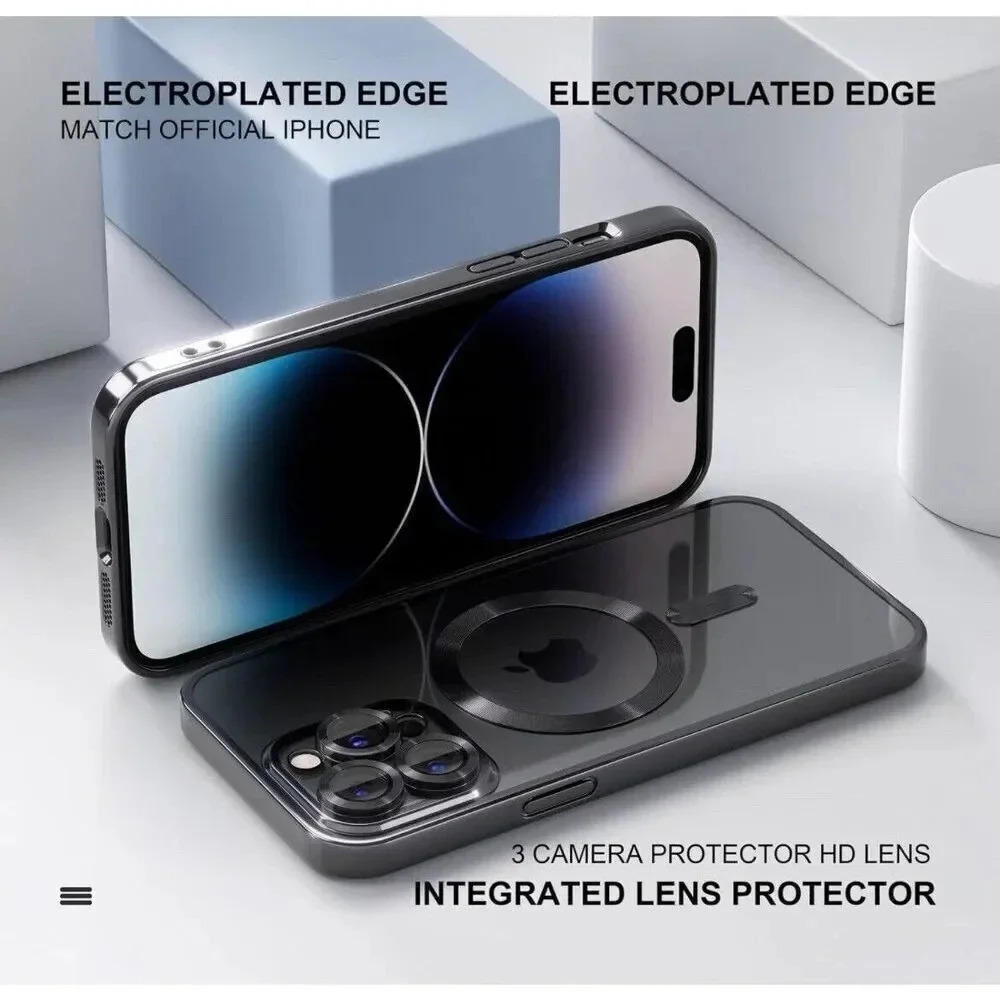 Misea Magnetic Clear‎ Case For iPhone 14 Pro Max Case Compatible With MagSafe - Picture 8 of 10
